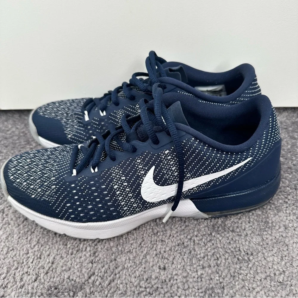 Nike Dark Blue and White Athletic Shoes
